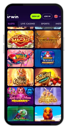 Irwin Casino registreren